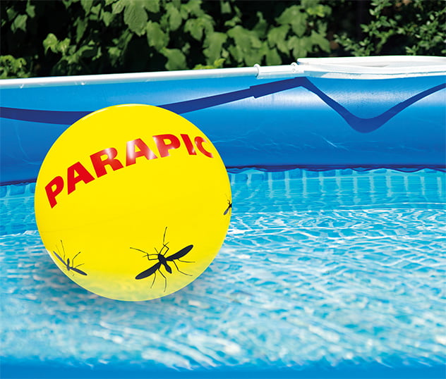 Parapic Wasserball sinnbildlich für Mückensaison